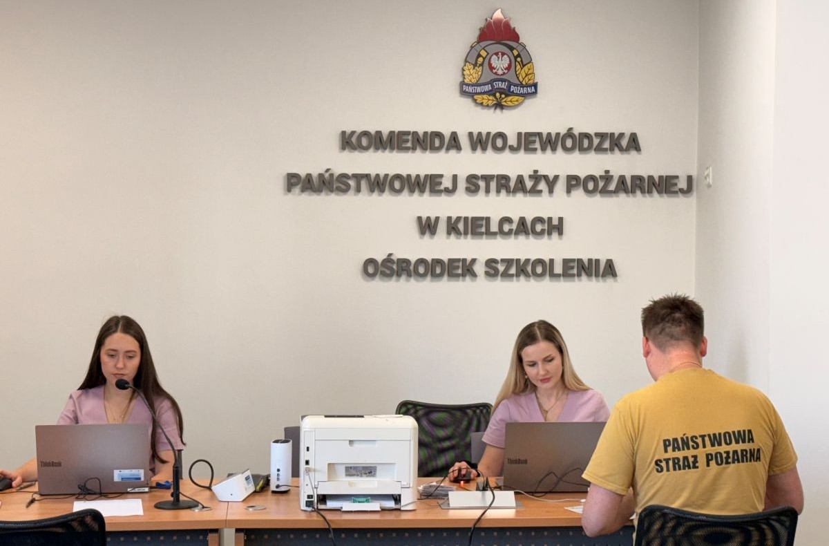 Świętokrzyscy strażacy dbają o zdrowie